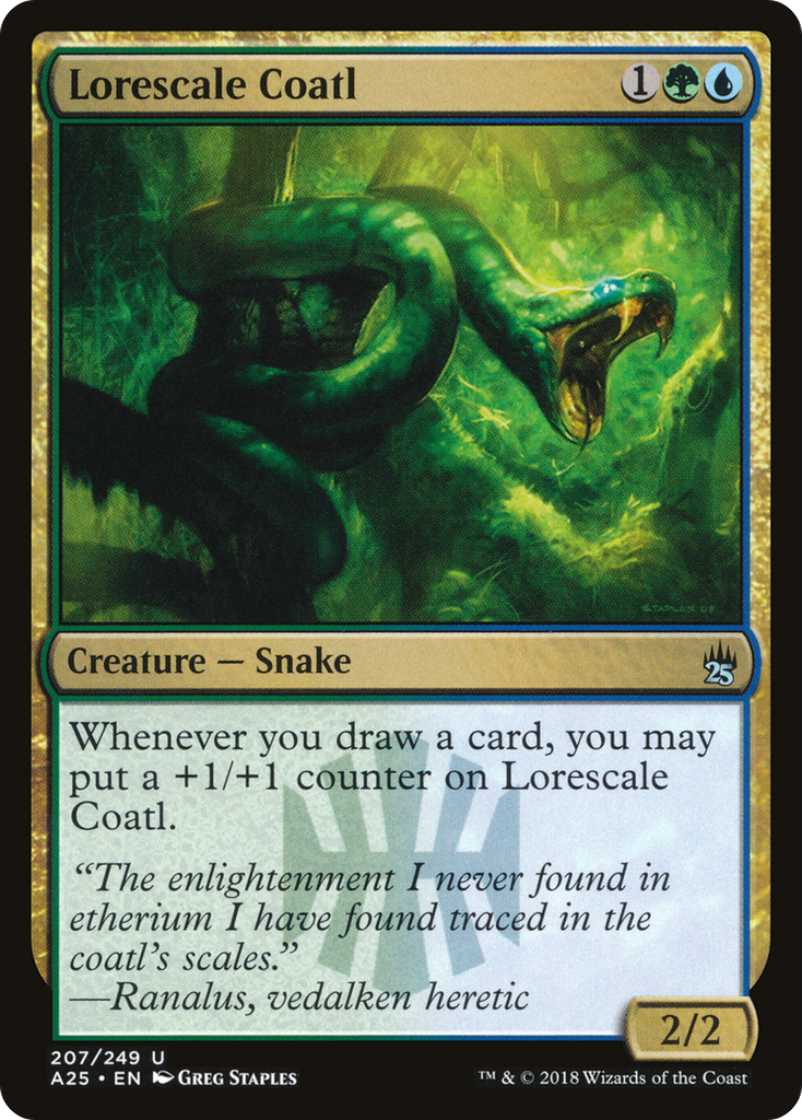 Magic: The Gathering - Lorescale Coatl - Masters 25