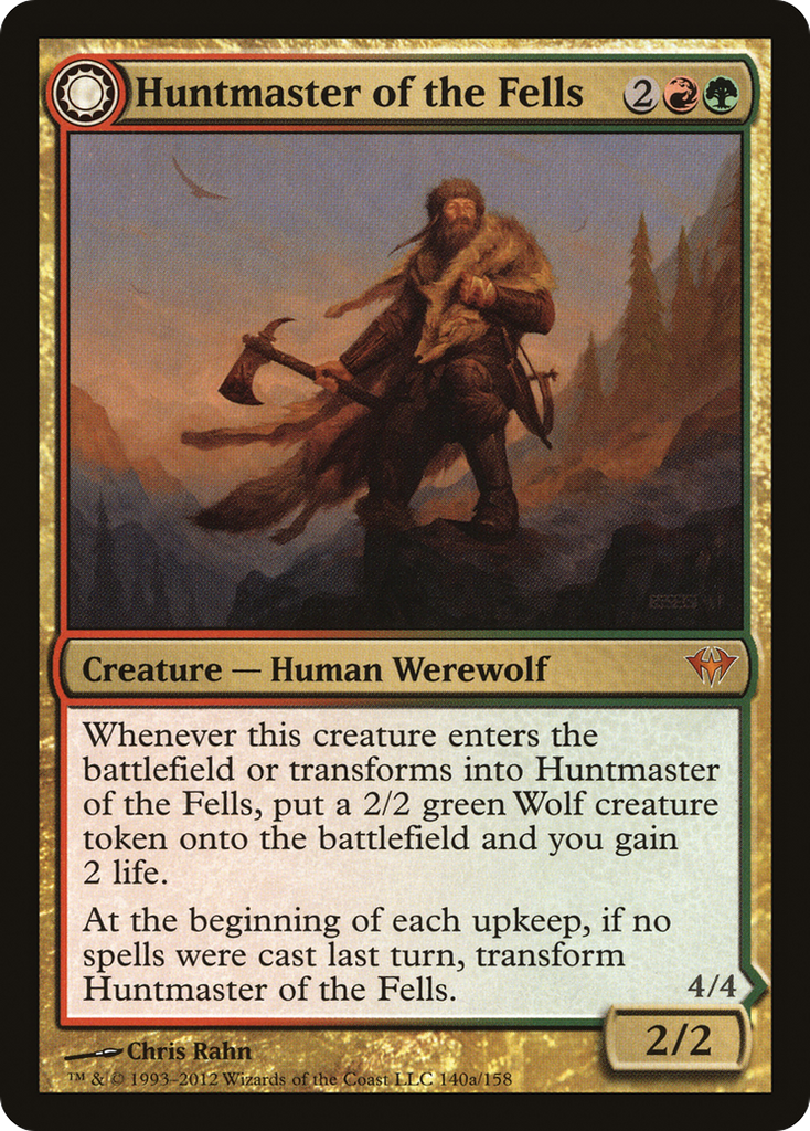 Magic: The Gathering - Huntmaster of the Fells // Ravager of the Fells - Dark Ascension