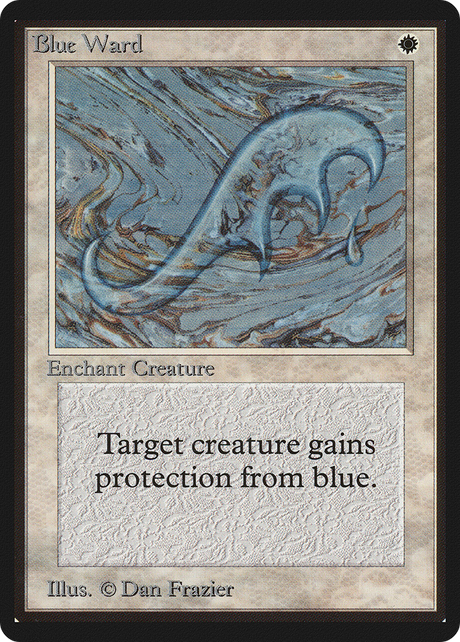 Magic: The Gathering - Blue Ward - Limited Edition Beta