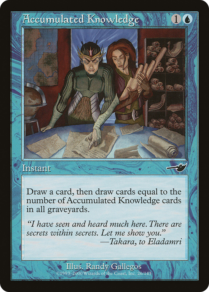 Magic: The Gathering - Accumulated Knowledge - Nemesis