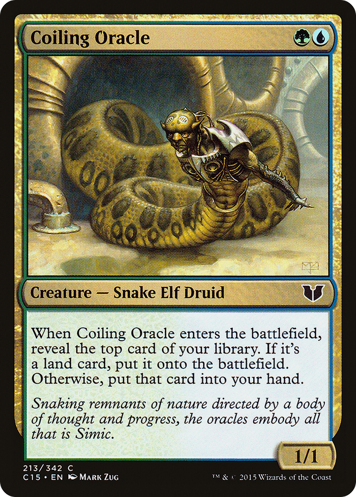 Magic: The Gathering - Coiling Oracle - Commander 2015