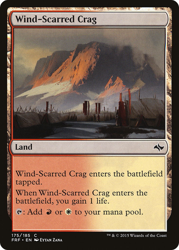 Magic: The Gathering - Wind-Scarred Crag - Fate Reforged