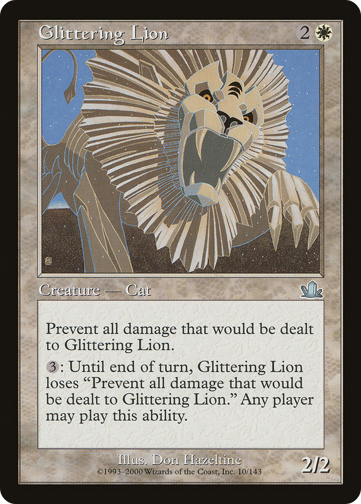 Magic: The Gathering - Glittering Lion - Prophecy