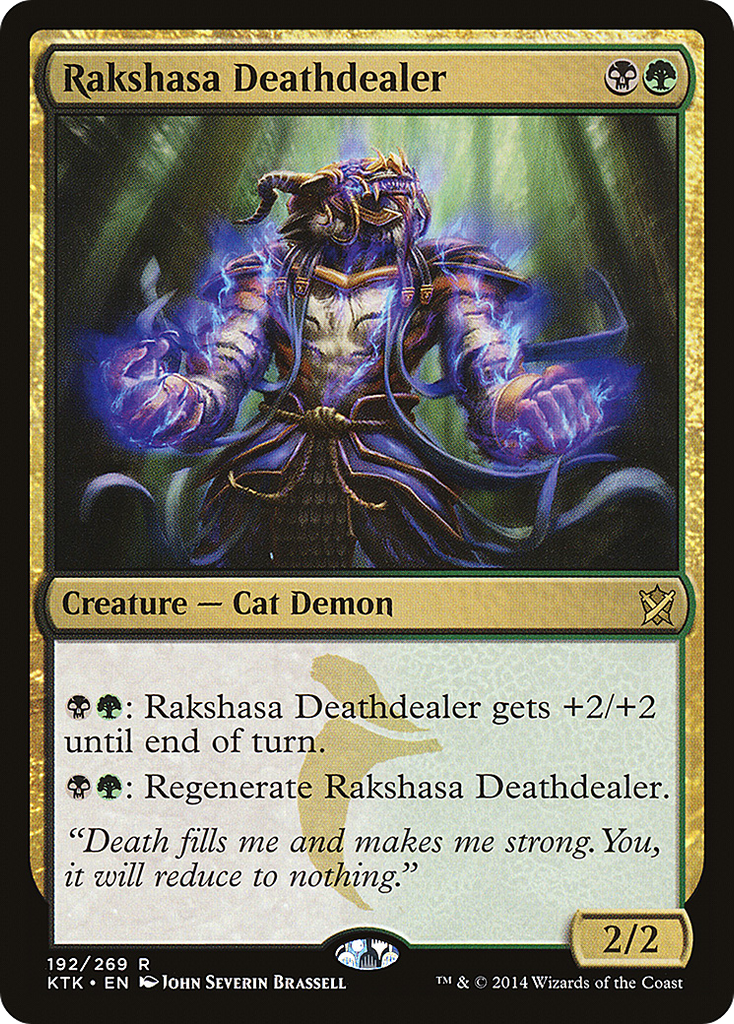 Magic: The Gathering - Rakshasa Deathdealer - Khans of Tarkir