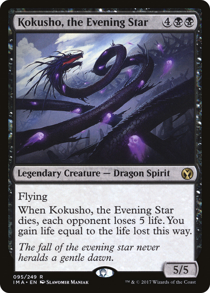 Magic: The Gathering - Kokusho, the Evening Star - Iconic Masters