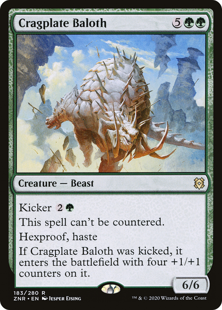 Magic: The Gathering - Cragplate Baloth - Zendikar Rising