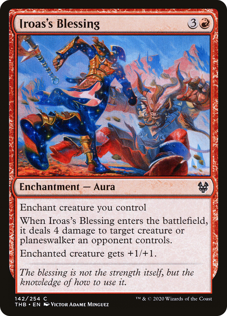 Magic: The Gathering - Iroas's Blessing - Theros Beyond Death