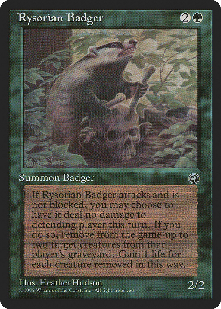 Magic: The Gathering - Rysorian Badger - Homelands