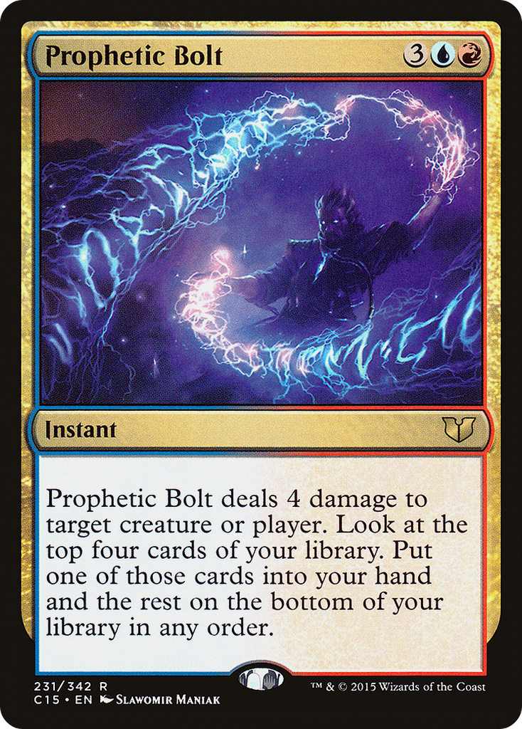 Magic: The Gathering - Prophetic Bolt - Commander 2015