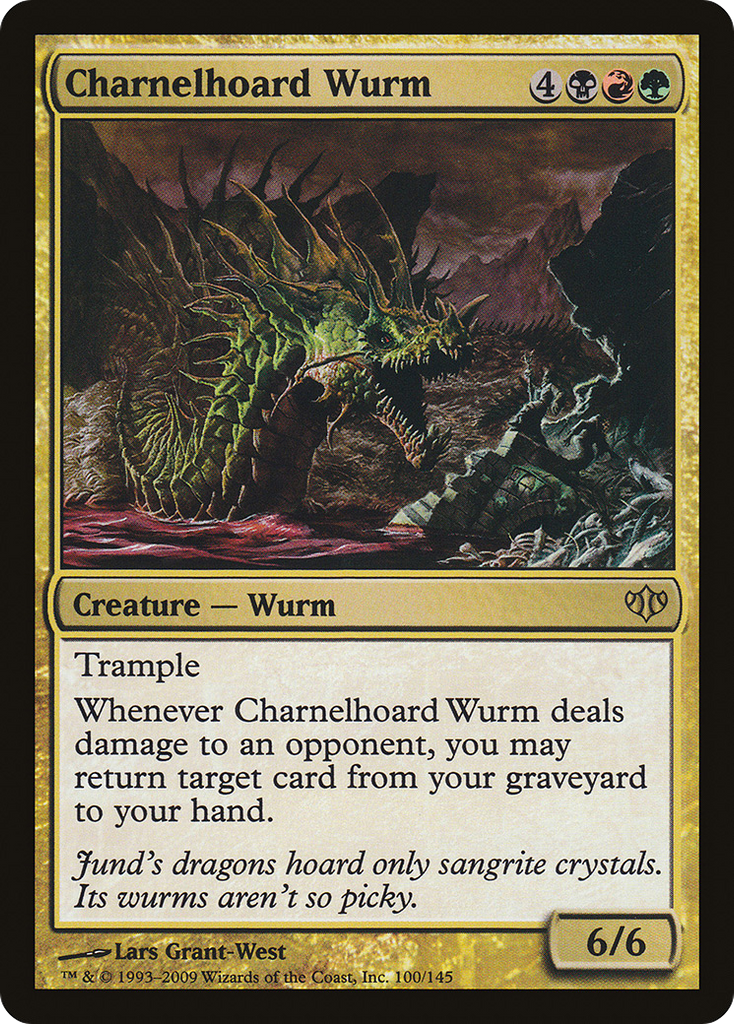 Magic: The Gathering - Charnelhoard Wurm - Conflux