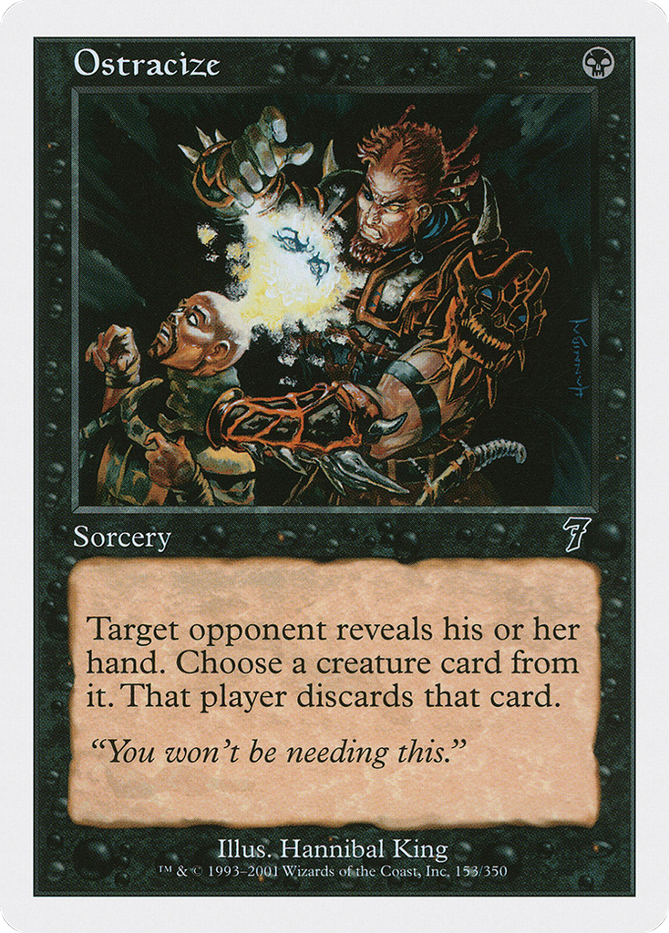 Magic: The Gathering - Ostracize - Seventh Edition