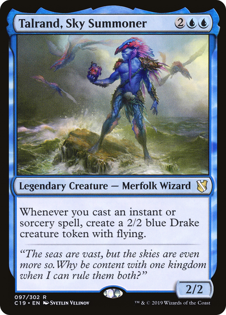 Magic: The Gathering - Talrand, Sky Summoner - Commander 2019