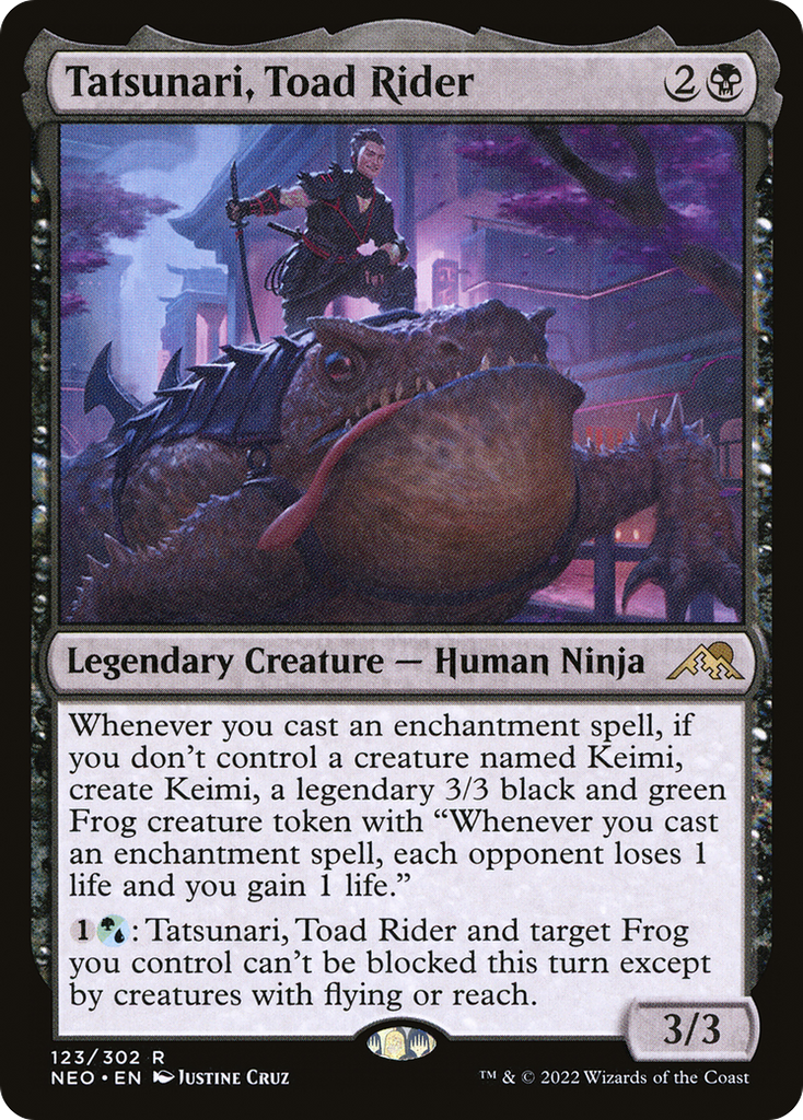 Magic: The Gathering - Tatsunari, Toad Rider - Kamigawa: Neon Dynasty