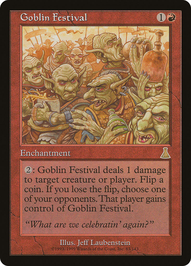 Magic: The Gathering - Goblin Festival - Urza's Destiny