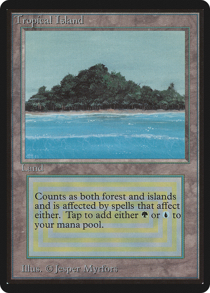 Magic: The Gathering - Tropical Island - Limited Edition Beta
