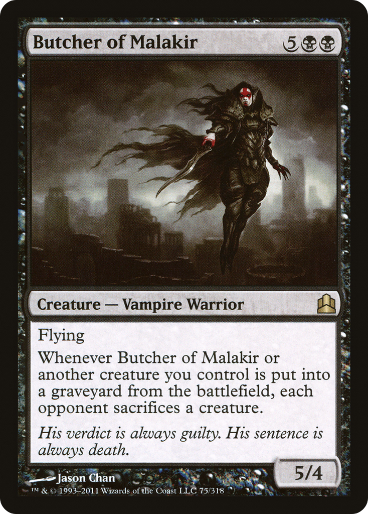 Magic: The Gathering - Butcher of Malakir - Commander 2011