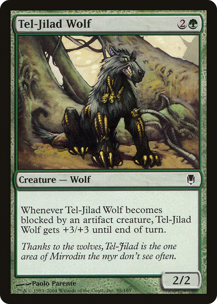 Magic: The Gathering - Tel-Jilad Wolf - Darksteel