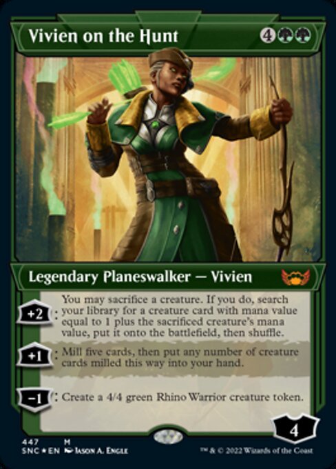 Magic the Gathering - Vivien on the Hunt Foil - Streets of New Capenna