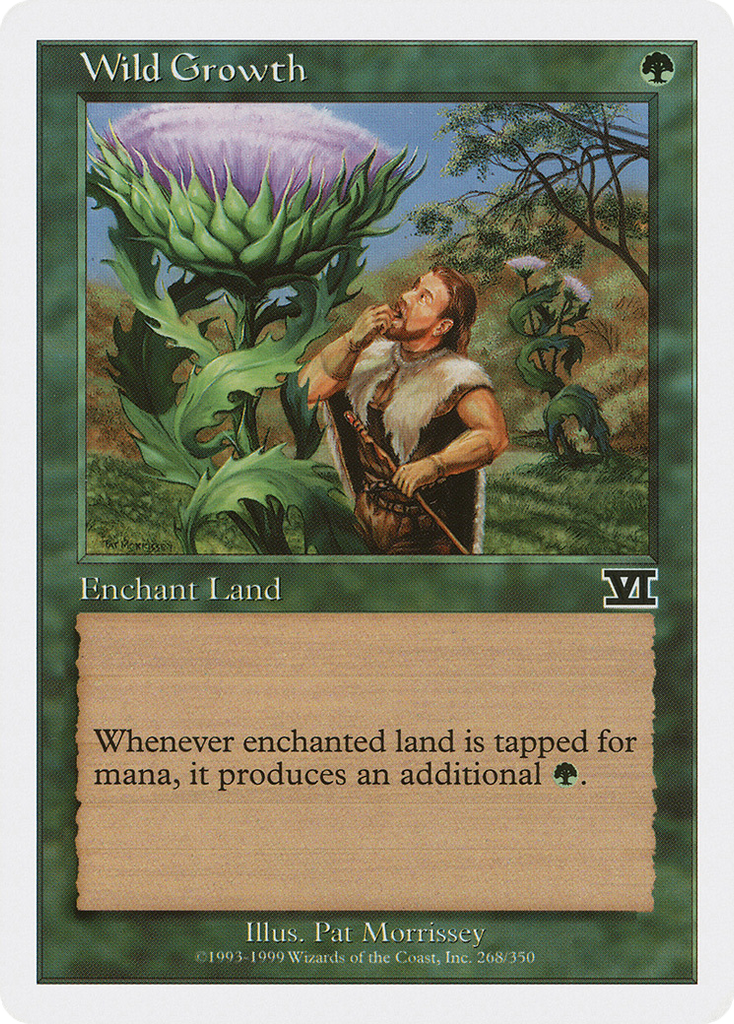 Magic: The Gathering - Wild Growth - Classic Sixth Edition