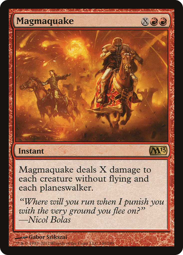 Magic: The Gathering - Magmaquake - Magic 2013