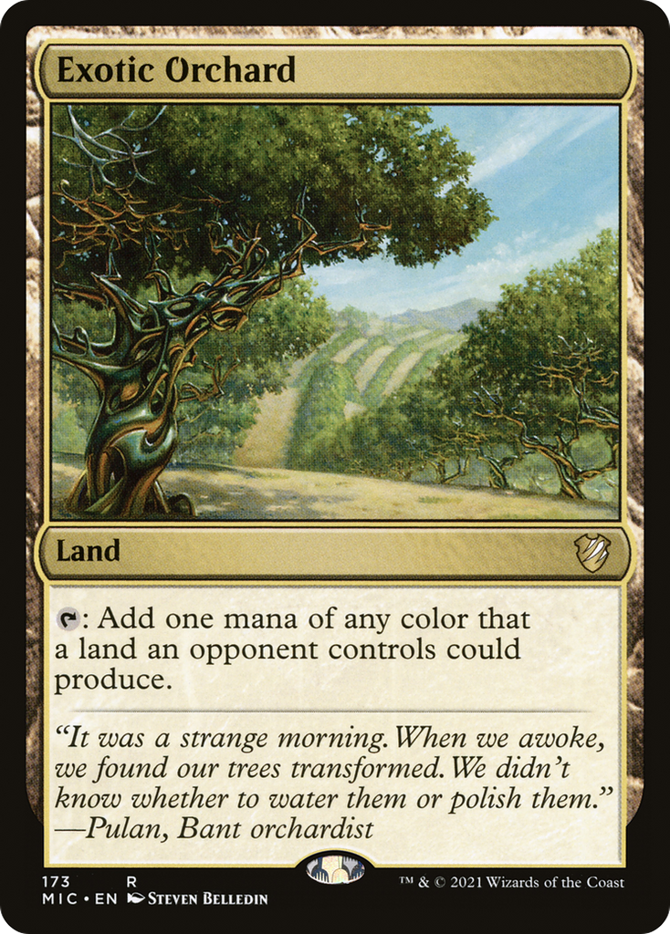 Magic: The Gathering - Exotic Orchard - Midnight Hunt Commander
