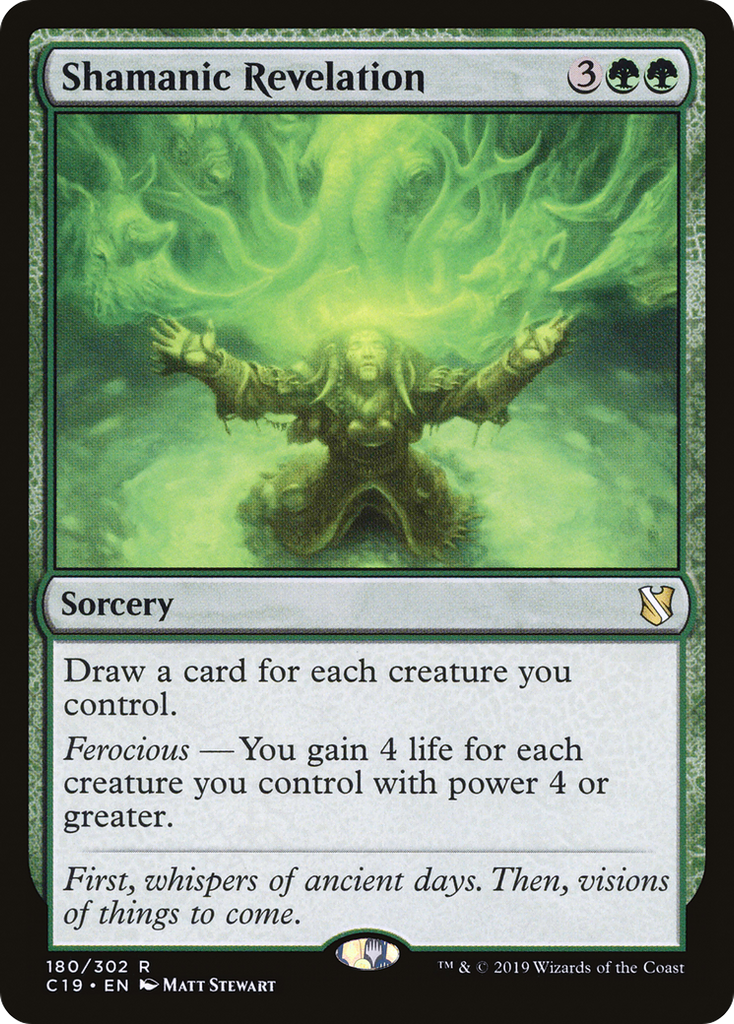 Magic: The Gathering - Shamanic Revelation - Commander 2019