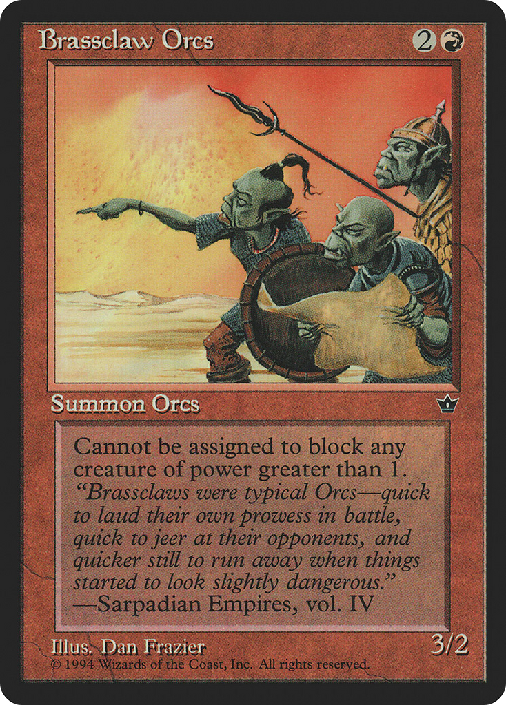 Magic: The Gathering - Brassclaw Orcs - Fallen Empires