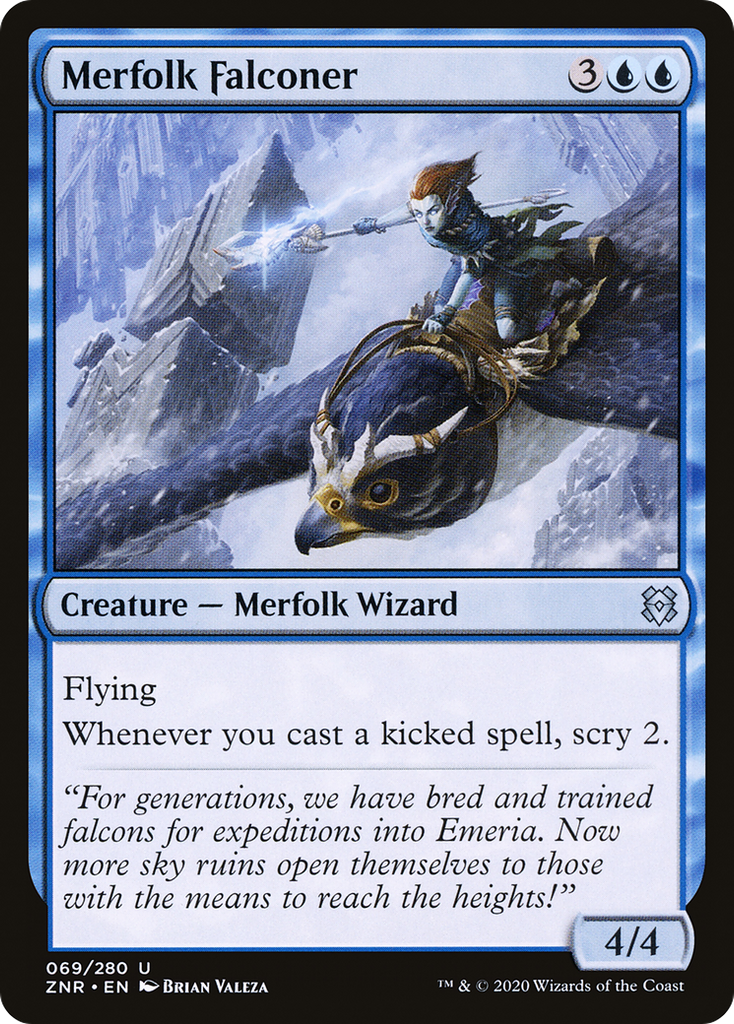 Magic: The Gathering - Merfolk Falconer Foil - Zendikar Rising