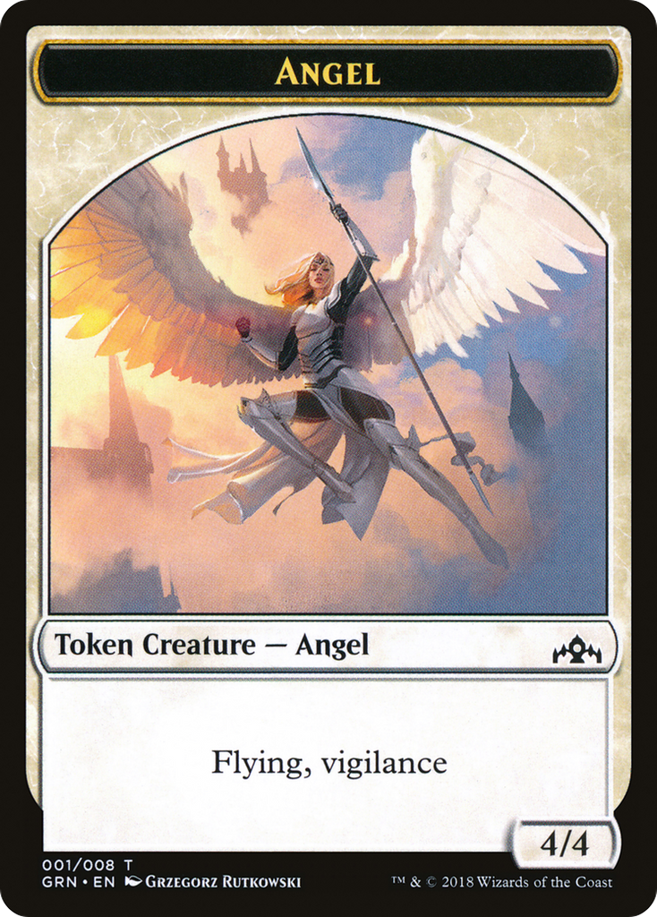 Magic: The Gathering - Angel Token - Guilds of Ravnica Tokens
