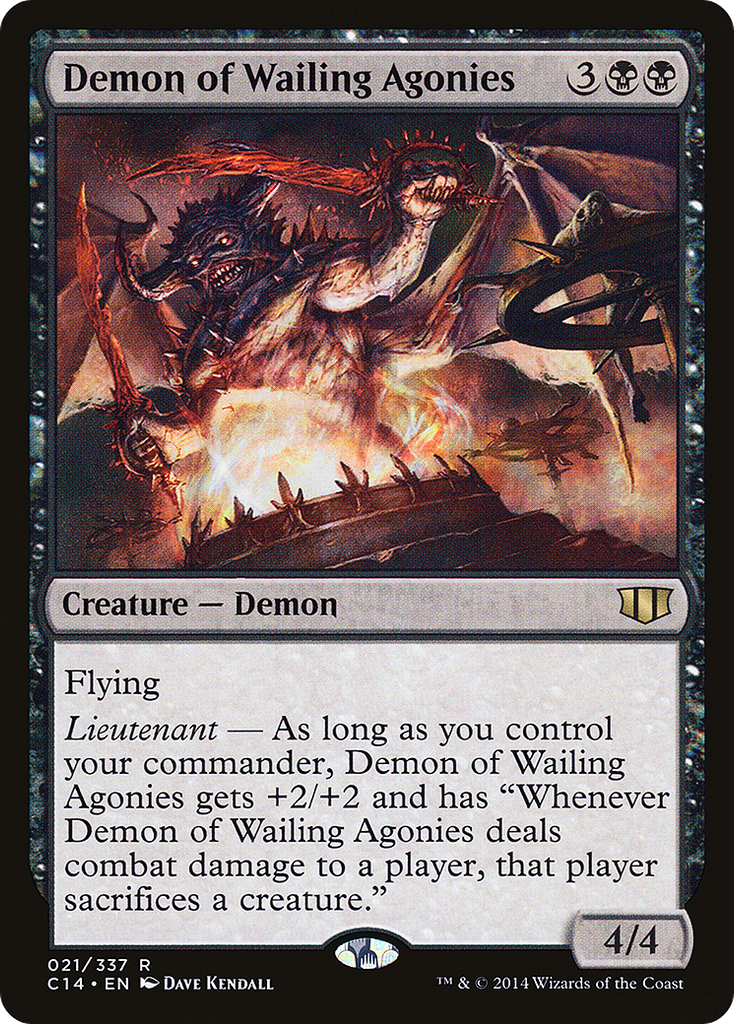 Magic: The Gathering - Demon of Wailing Agonies - Commander 2014