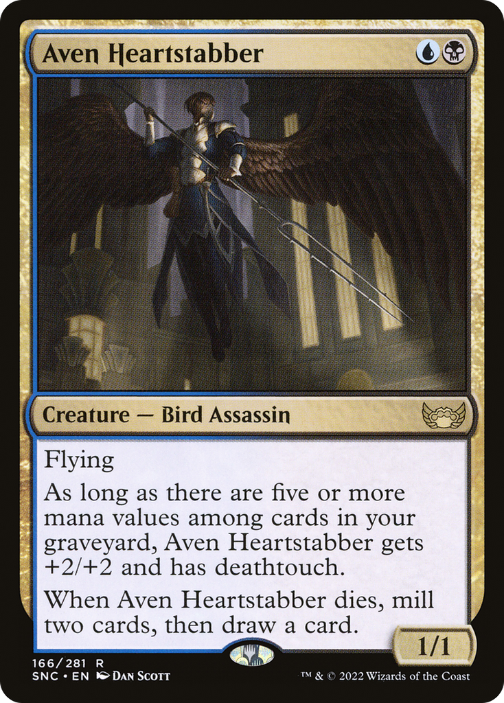 Magic: The Gathering - Aven Heartstabber Foil - Streets of New Capenna