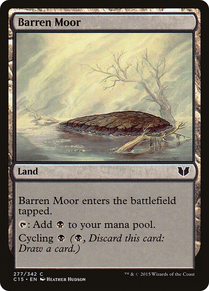 Magic: The Gathering - Barren Moor - Commander 2015