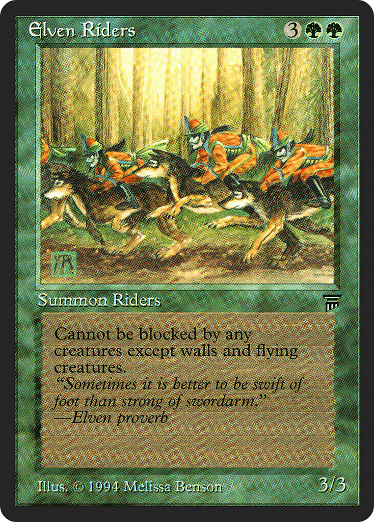 Magic: The Gathering - Elven Riders - Legends