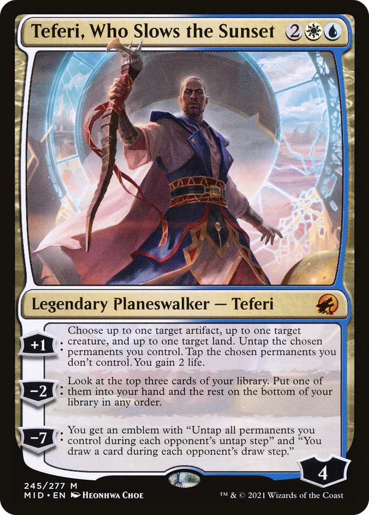 Magic: The Gathering - Teferi, Who Slows the Sunset - Innistrad: Midnight Hunt