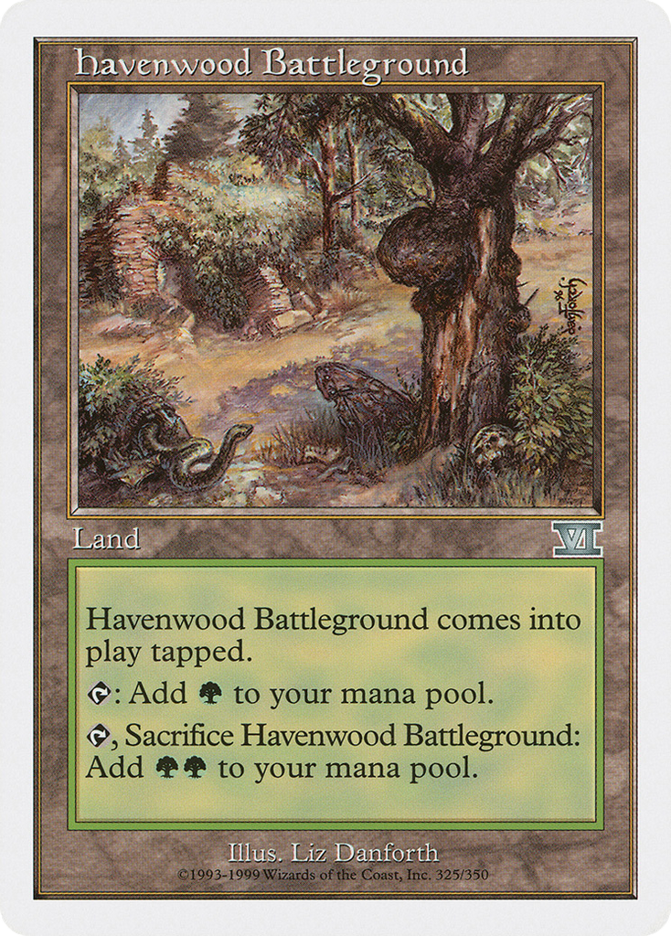 Magic: The Gathering - Havenwood Battleground - Classic Sixth Edition