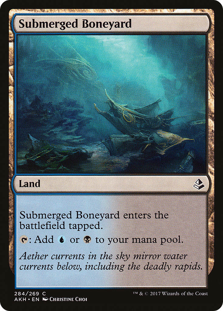 Magic: The Gathering - Submerged Boneyard - Amonkhet