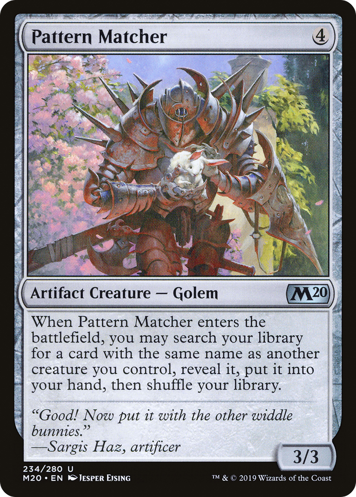 Magic: The Gathering - Pattern Matcher Foil - Core Set 2020