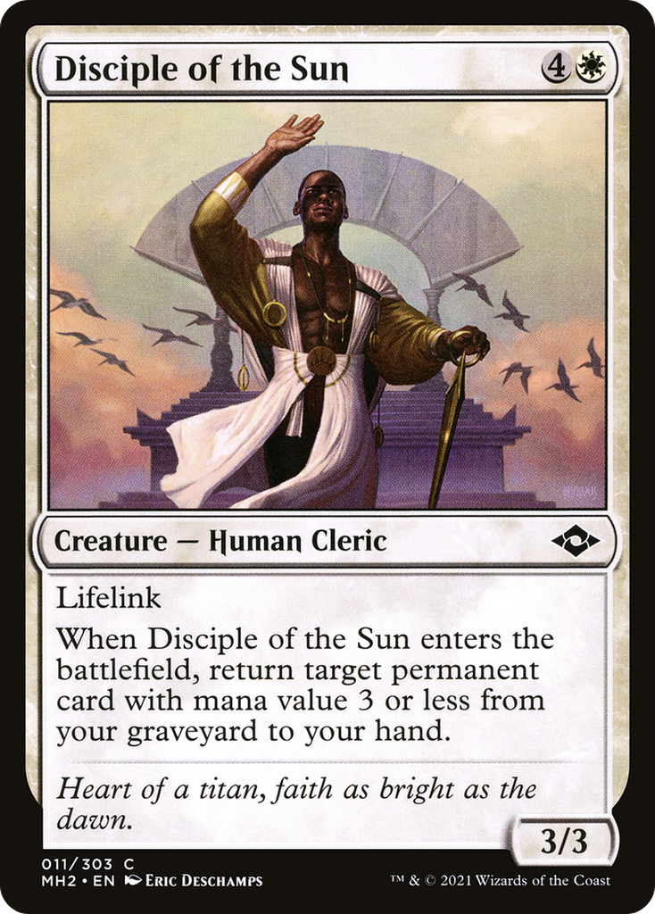 Magic: The Gathering - Disciple of the Sun Foil - Modern Horizons 2