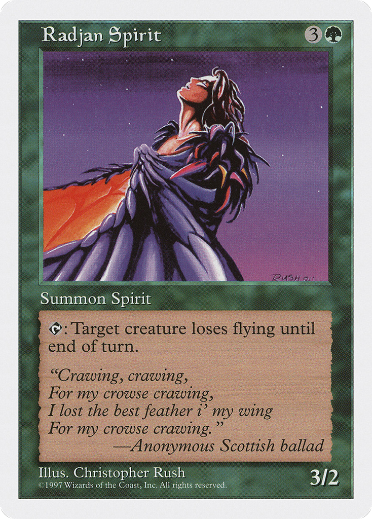 Magic: The Gathering - Radjan Spirit - Fifth Edition