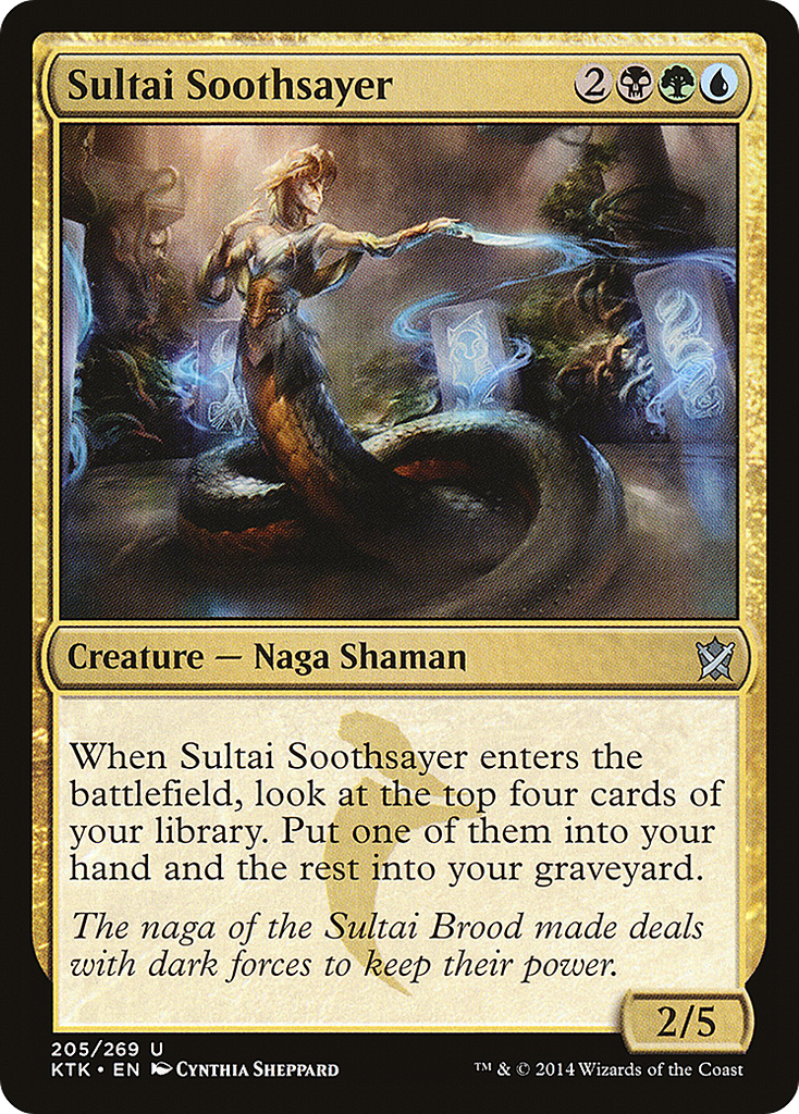 Magic: The Gathering - Sultai Soothsayer - Khans of Tarkir