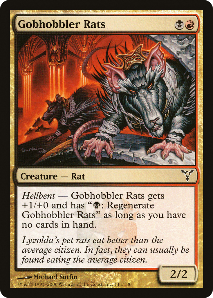 Magic: The Gathering - Gobhobbler Rats - Dissension