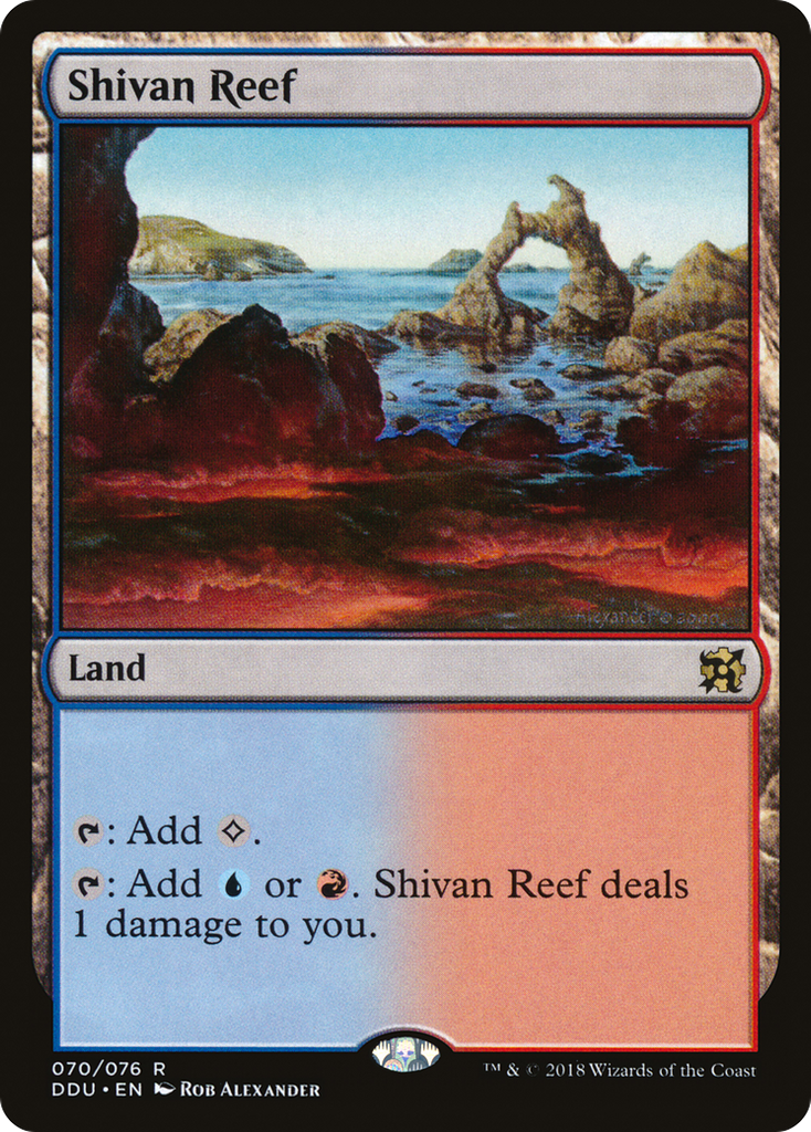 Magic: The Gathering - Shivan Reef - Duel Decks: Elves vs. Inventors