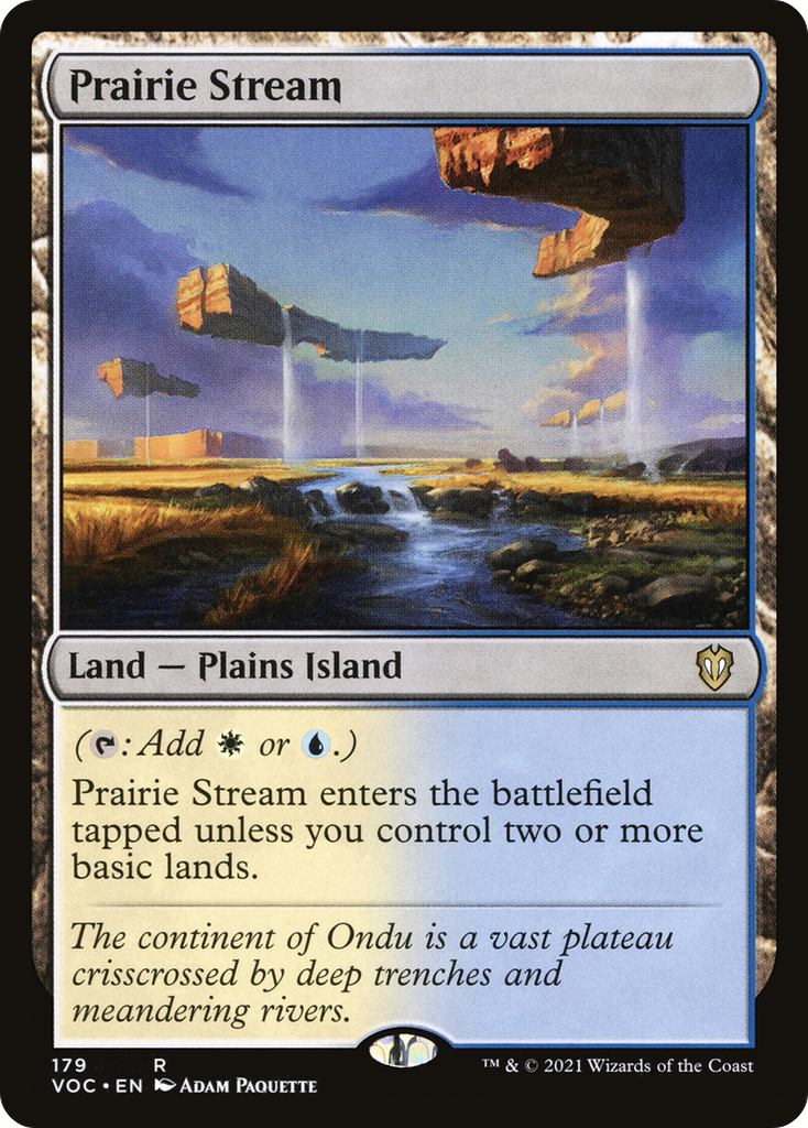 Magic: The Gathering - Prairie Stream - Crimson Vow Commander