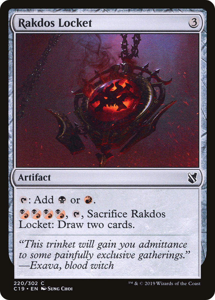 Magic: The Gathering - Rakdos Locket - Commander 2019