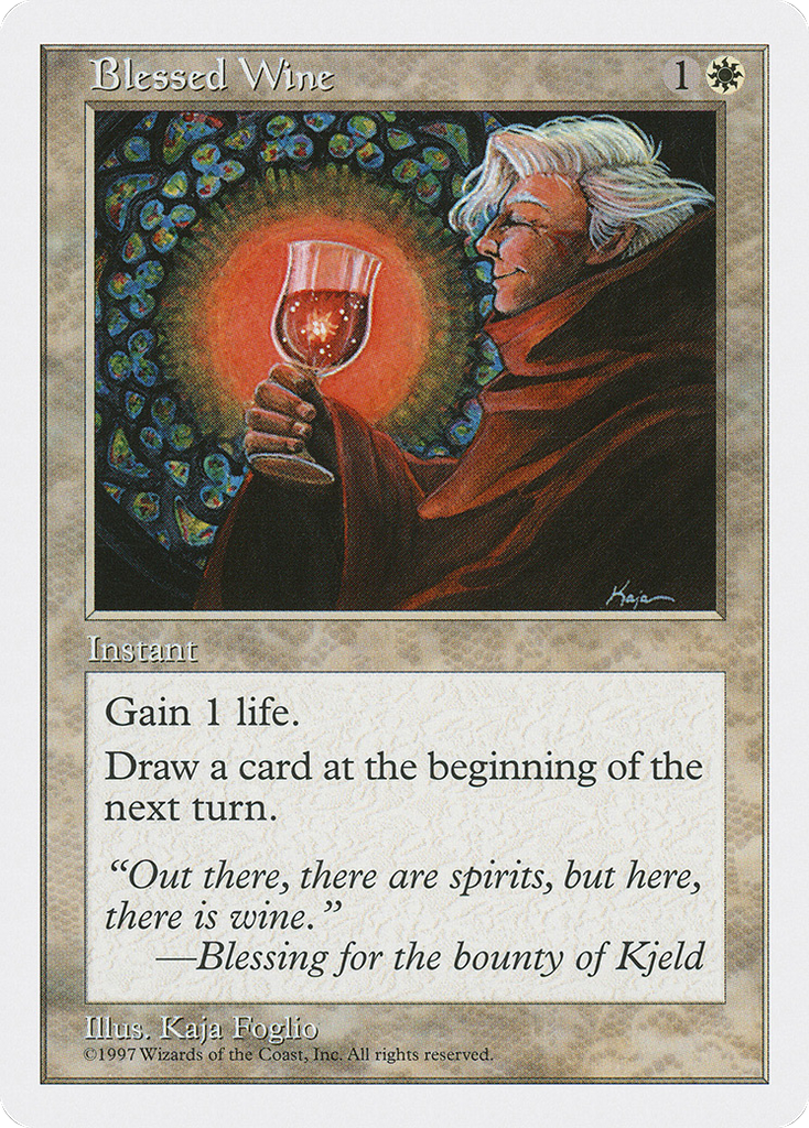 Magic: The Gathering - Blessed Wine - Fifth Edition