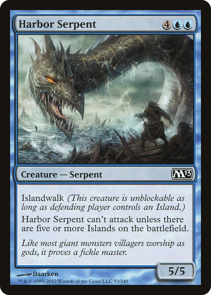 Magic: The Gathering - Harbor Serpent - Magic 2013