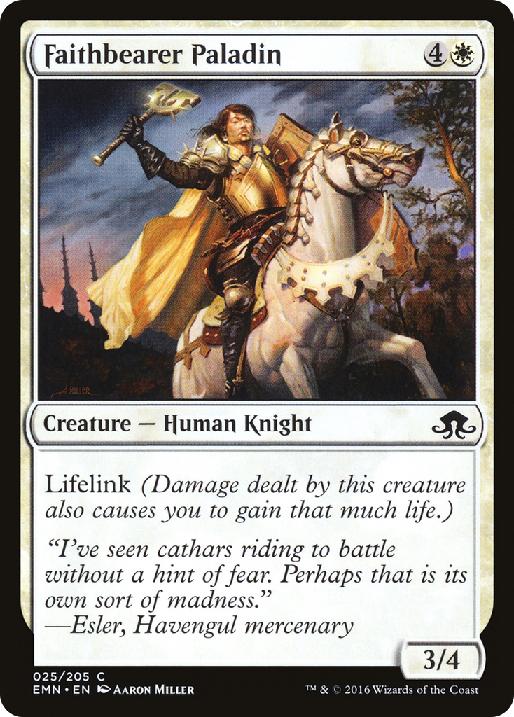 Magic: The Gathering - Faithbearer Paladin - Eldritch Moon