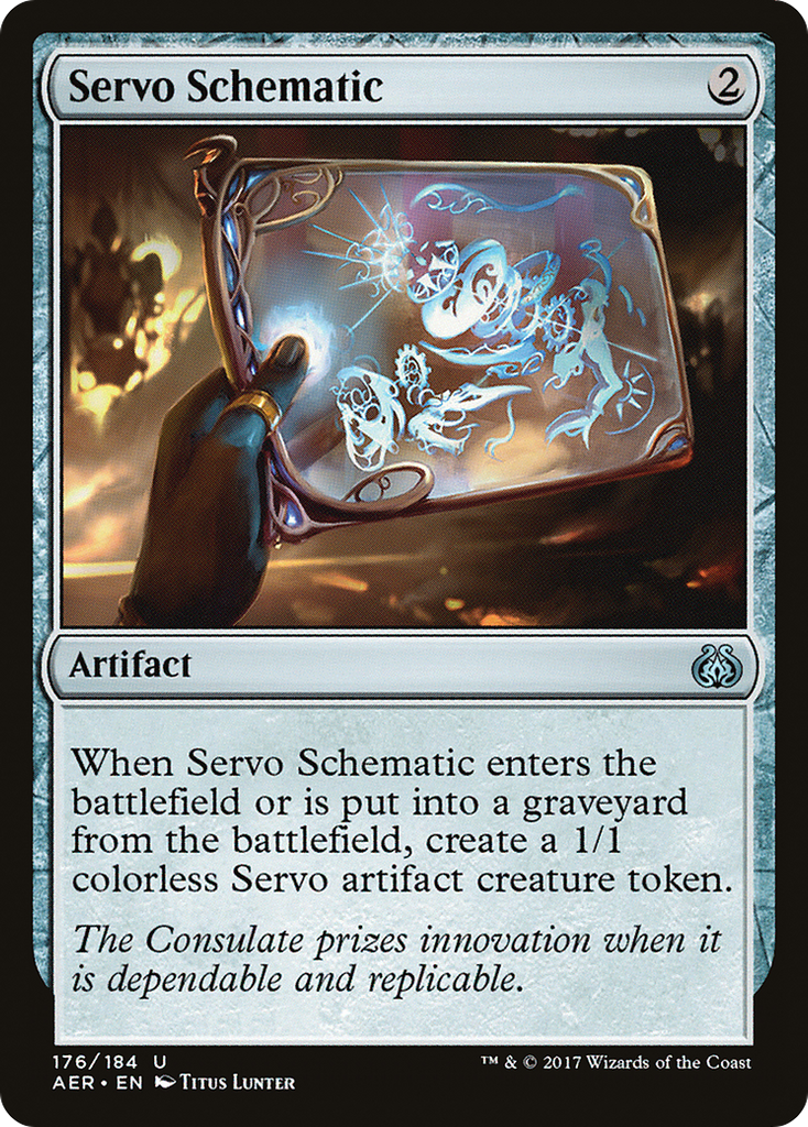 Magic: The Gathering - Servo Schematic - Aether Revolt