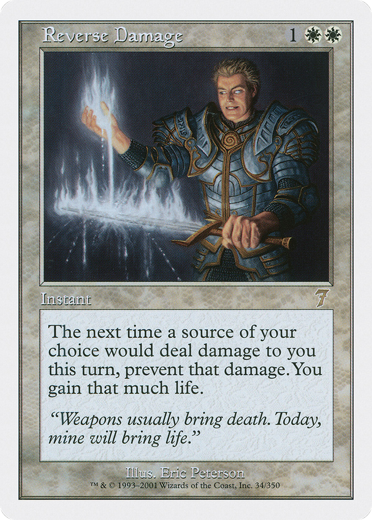 Magic: The Gathering - Reverse Damage - Seventh Edition