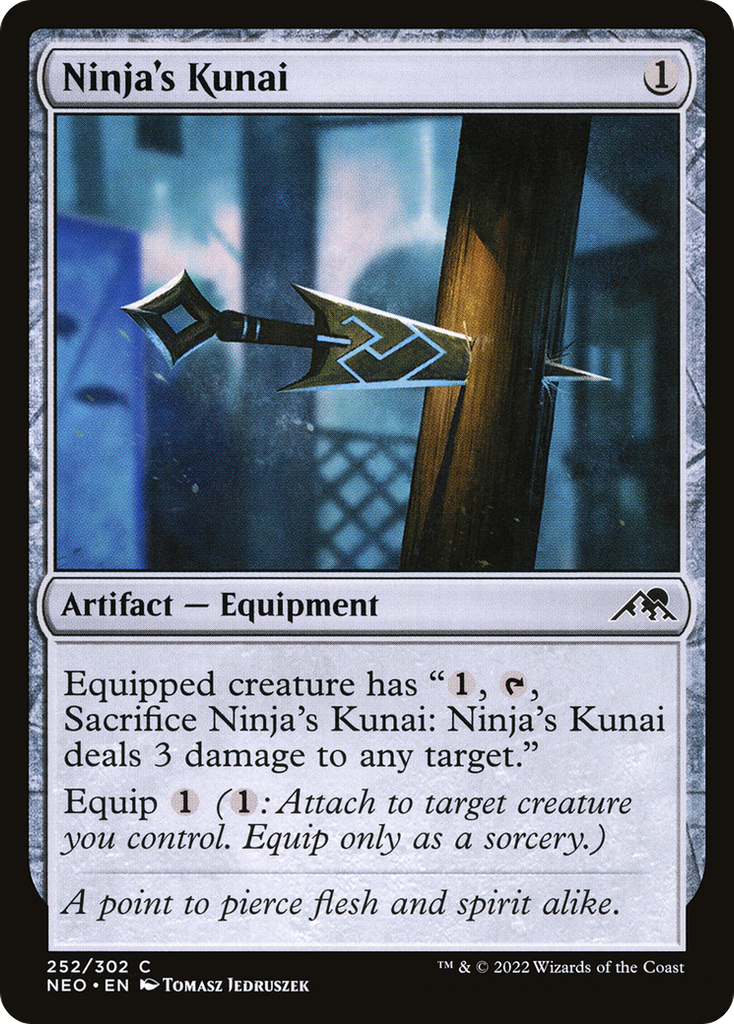 Magic: The Gathering - Ninja's Kunai - Kamigawa: Neon Dynasty